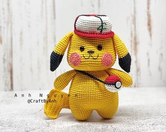 Pikachu Crochet Pattern for Amigurumi Crafters
