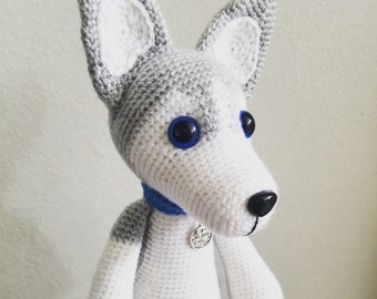 Zeus the Husky Amigurumi Dog Crochet Pattern