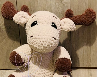 Moose-Themed PDF Crochet Pattern