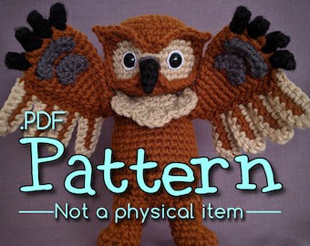 Charming Owlbear Amigurumi Crochet Pattern