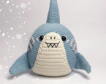 Amigurumi Crochet Shark Pattern in English