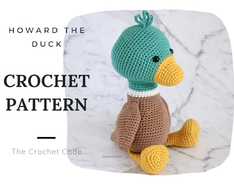 Duckie Plush Toy Crochet Pattern, Amigurumi Bird