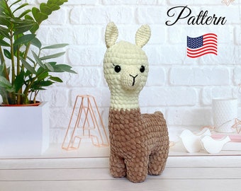 Amigurumi Llama Crochet Toy Pattern