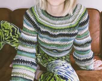 Stash Buster Crochet Sweater Pattern