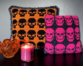 Sixel Design's Big Skulls Mosaic Crochet Pattern