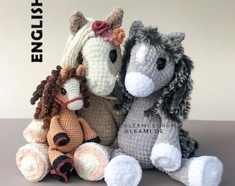 Sky Pony Crochet Pattern in English PDF