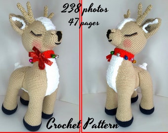 Amigurumi Deer Crochet Pattern: Stuffed Toy Tutorial
