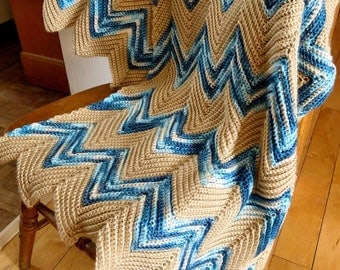 Chevron Blanket Crochet Pattern: Simple & Beautiful