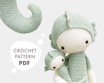 SEPP Seahorse Amigurumi Crochet Pattern: Cute Nursery Decor