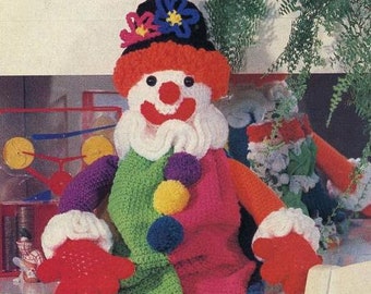 Vintage Big Floppy Clown Crochet Pattern