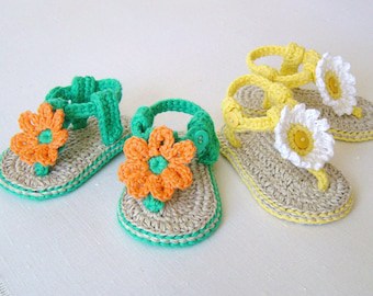 Easy Crochet Baby Sandals & Booties Pattern