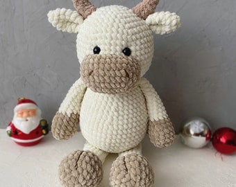 Easy DIY Crochet Bull Amigurumi Pattern