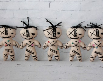 Five 4.5-Inch Voodoo Doll Gifts