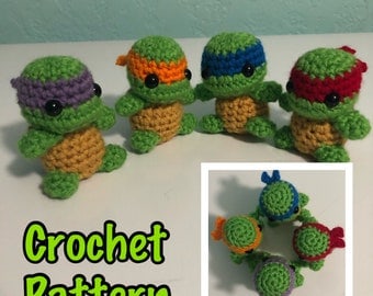Ninja Turtles Crochet Pattern Fun