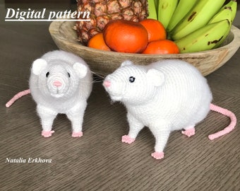 Realistic Rat Crochet Pattern