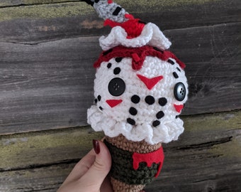 Creepy Cute Jason Ice Cream Amigurumi Pattern