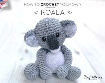 Koala Amigurumi Crochet Pattern: Instant PDF