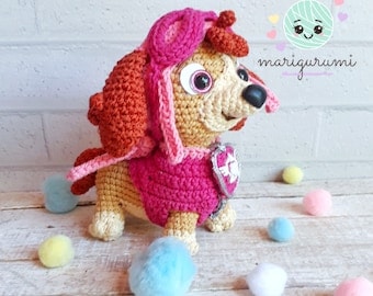 Mini Skye Crochet Amigurumi Pattern