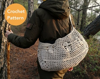 Cottagecore Mushroom Hobo Bag Crochet Pattern