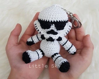 Star Wars Storm Trooper Crochet Keychain Pattern