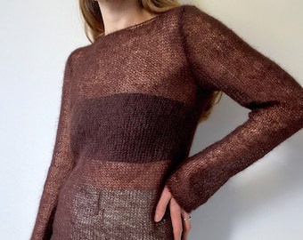 Aura Top Knitting Pattern Design