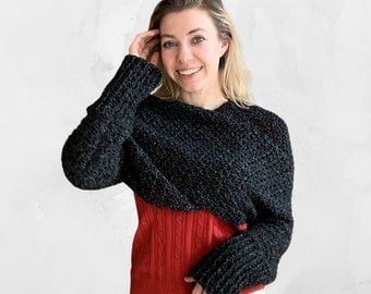 Wilmade's S-5XL Crochet Sweater Scarf Pattern