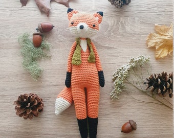 Rupert the Fox Crochet Amigurumi Pattern