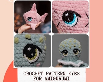 Amigurumi Toy Eyes Crochet Pattern Tutorial