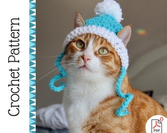 Beginner Friendly Cat Beanie Crochet Pattern