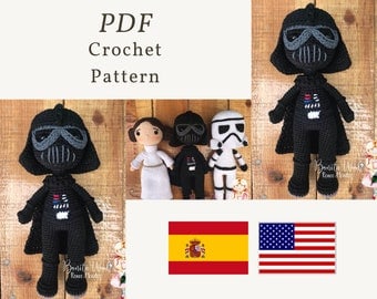 Darth Vader Star Wars Crochet Pattern PDF