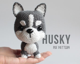 Husky Amigurumi PDF Crochet Pattern