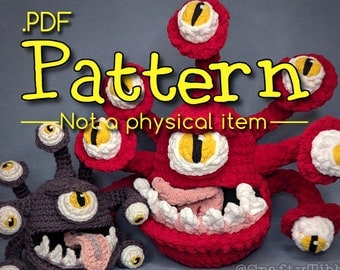 Amigurumi Beholder Crochet Pattern Craft