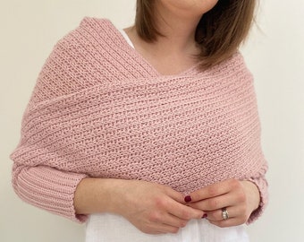 Eleanor Crochet Sweater Scarf Pattern PDF