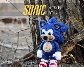 Sonic-Inspired Amigurumi Crochet Pattern