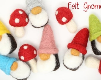 Charming Handcrafted Felted Gnome Crochet Pattern