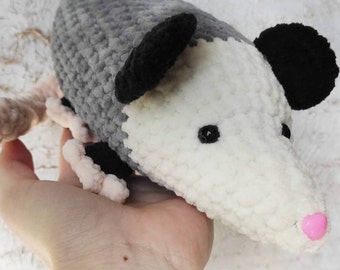 DIY Beginner's Amigurumi Opossum Crochet Pattern
