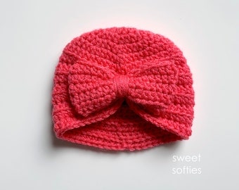 Quick & Easy DIY Crochet Baby Turban