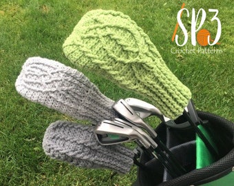 Crochet Cable Golf Club Cover Patterns