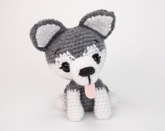 Ash the Husky Crochet Amigurumi Pattern PDF