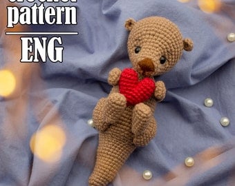Adorable Amigurumi Otter Crochet Pattern PDF