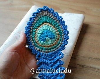 Peacock Feather Crochet Pattern for Garland