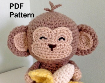 Monkey Amigurumi Crochet Pattern & Tutorial