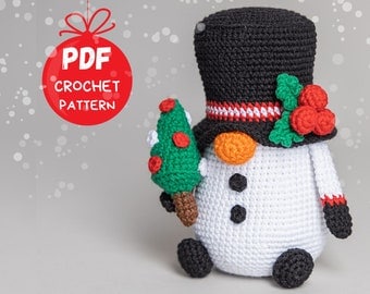 Christmas Snowman Gnome Crochet Pattern Collection