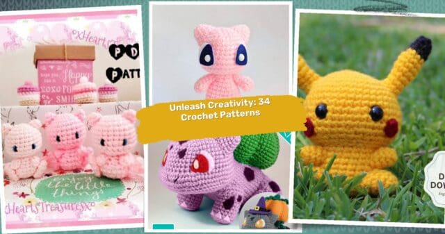 34 New Crochet Patterns: Unleash Your Creativity with Simple Directions