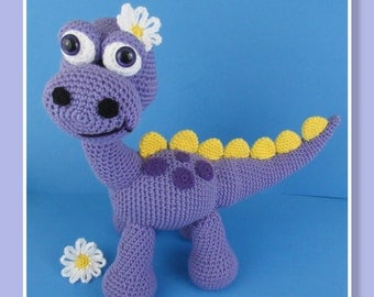 Crochet Dinosaur Pattern - Not Finished Doll
