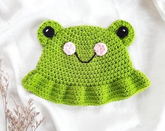 Froggy Crochet Bucket Hat Pattern