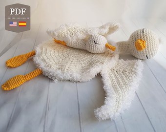 Duckling Amigurumi & Security Blanket Crochet Pattern