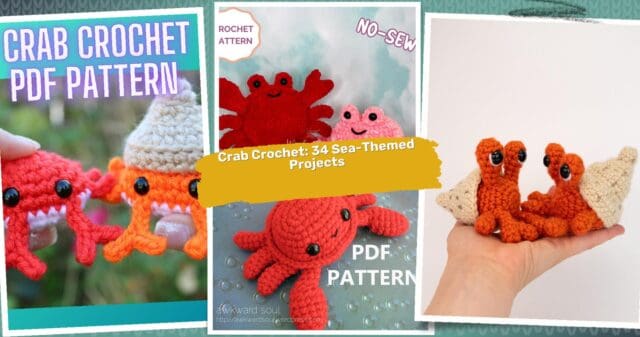 34 Crab Crochet Patterns: Create Adorable Sea-Themed Projects Today!