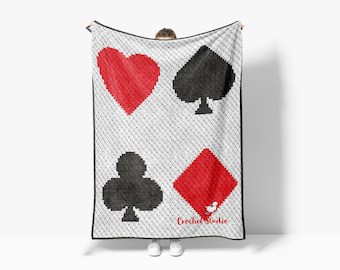 C2C Crochet Pattern for Playing Cards