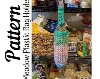 Meadow Crochet Plastic Bag Holder Pattern